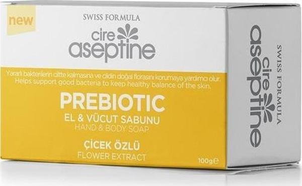 Cire Aceptine Cire Aseptine Prebiotic El Ve Vücut Sabunu 100 Gr- Çiçek Özlü - Image 1