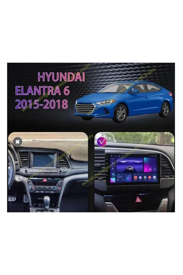 Navmina Hyundai Elantra 2015-2018 Uyumlu 9 İnç 4-64 Gb Multimedya - Image 1