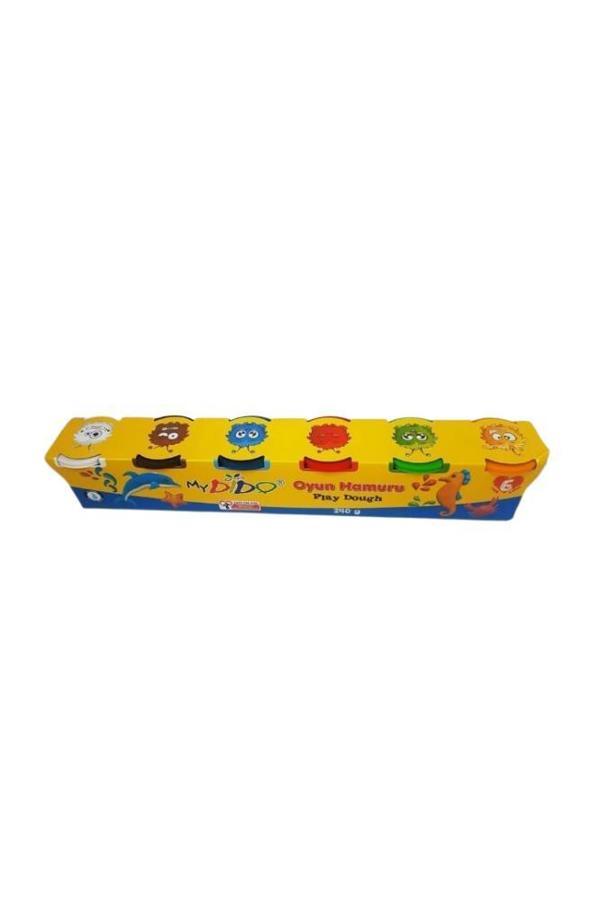Oyun Hamuru 6 Lı Su Bazlı Ana Renkler 240 Gr My-Dido 6 Renk Oyun Hamuru Seti 6 Lı 1 Paket - Image 1