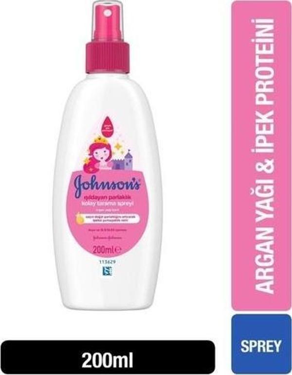Johnson'S Işıldayan Parlaklık Serisi Kolay Tarama Saç Spreyi 200 Ml - Image 1