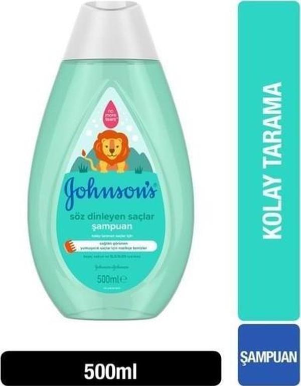 Johnson'S Söz Dinleyen Saçlar Bebek Şampuanı 500 Ml - Image 1