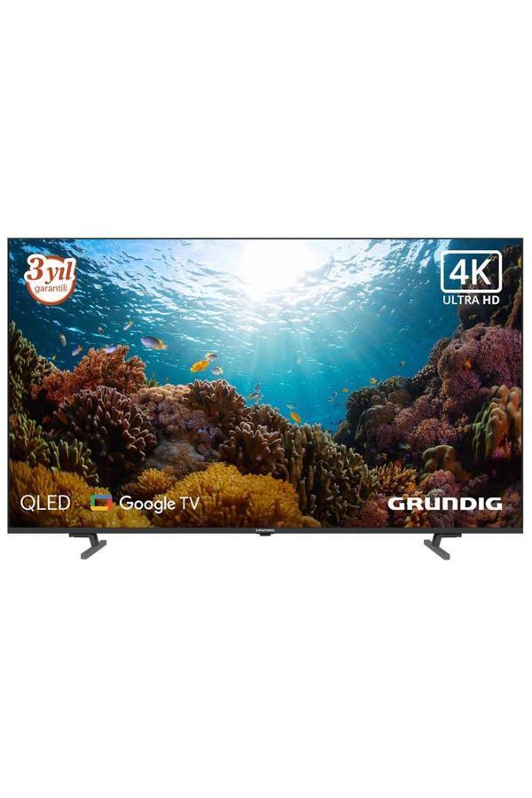 Grundig 43 GJQ 9200 4K Ultra HD 43" 109 Ekran Uydu Alıcılı Google Smart QLED TV - Image 1