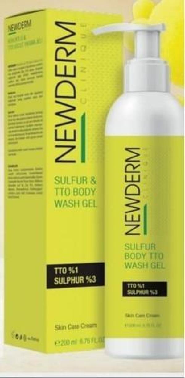 Newderm Kükürtlü Tto Vücut Yıkama Jelı - Image 1