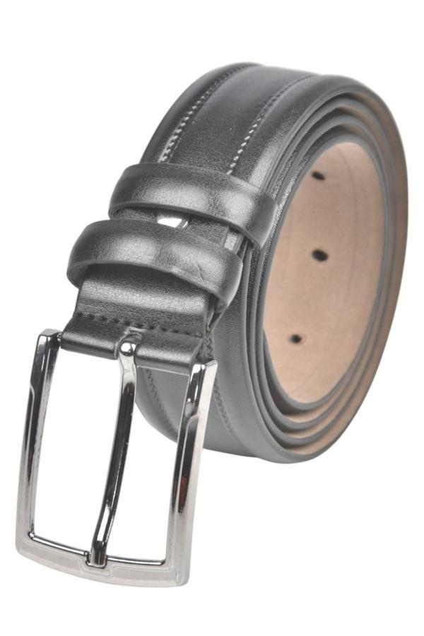 DeepSEA Erkek Siyah 3,5 cm Eninde Klasik Suni Deri Kemer 2402637 - Image 1