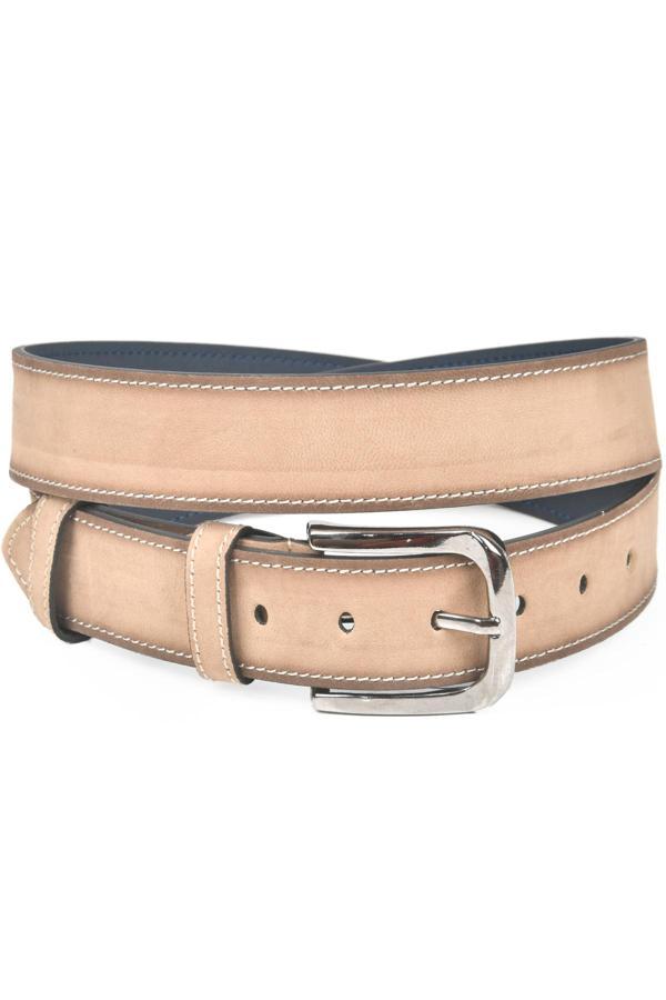 DeepSEA Erkek Vizon 4 cm Eninde Süet Kemer Suni Süet Spor Kemer 2402643 - Image 1