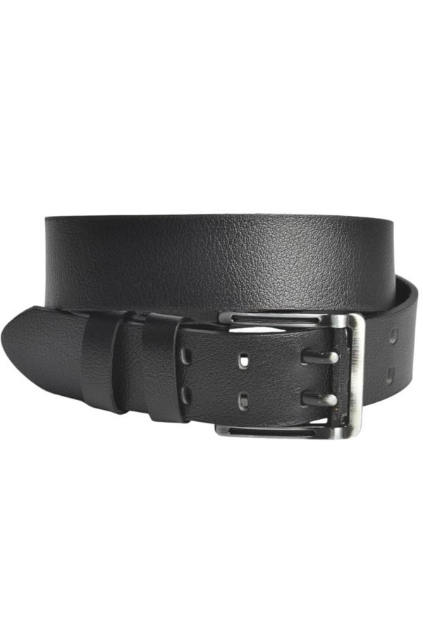 DeepSEA Erkek Siyah Çift Dilli %100 Hakiki Deri Özel Yapım Kemer 4,5 cm Spor Kemer 2402631 - Image 1