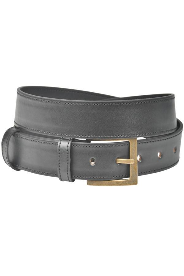 DeepSEA Erkek Siyah 4 cm Eninde Eskitme Tokalı Suni Deri Kemer 2402640 - Image 1