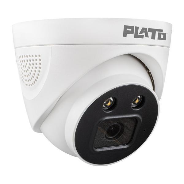 5MP COLOR VU MİKROFONLU 3.6 MM 2 ATOM LED PLASTİK KASA AHD DOME KAMERA  - Image 1