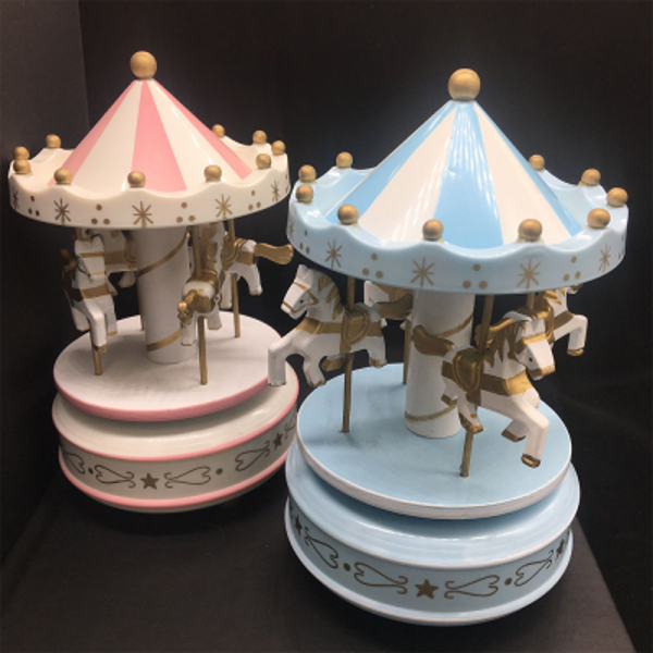 MUSİC BOX CAROUSEL MÜZİKLİ ATLI KARINCA  - Image 1