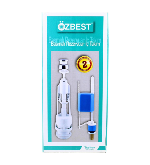 Özbest Su Tasarruflu Basmalı Klozet Rezervuar İç Takımı - Uyumlu Ve Dayanıklı - Image 1