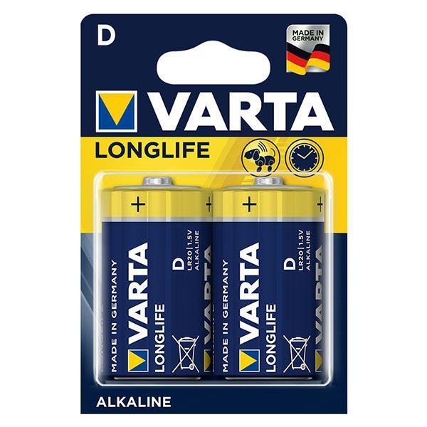 VARTA LONGLIFE POWER ALKALİN BÜYÜK BOY D PİL 2Lİ PAKET FİYAT  - Image 1