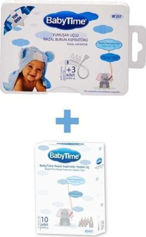 BabyTime Yumuşak Uçlu Nazal Aspiratör + Yedek Uç - Image 1