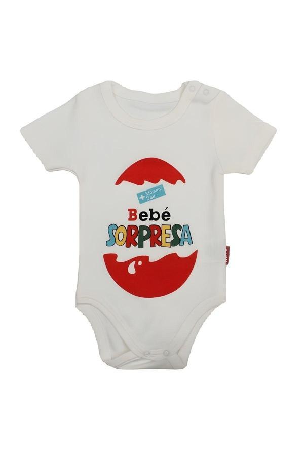 Lullaby Süpriz Yumurta Baskılı Çıtçıtlı Askılı Badi - Image 1