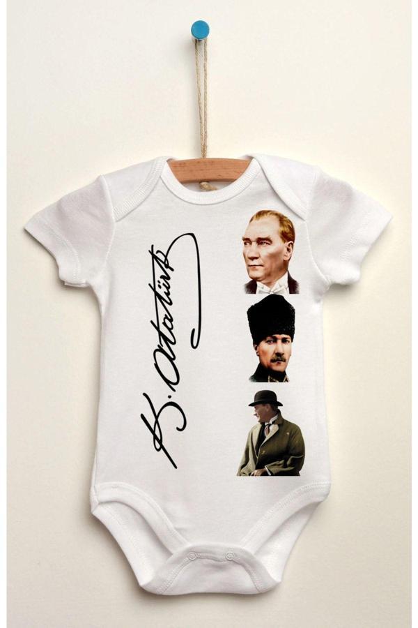 Puppetzzz 29 Ekim Özel Tasarım Pamuklu Bebek Body Zıbın - Image 1