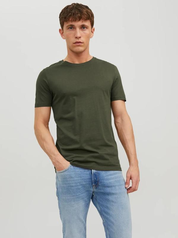 Jack&Jones Jjeorganic Basic Tee Ss O-Neck Noos Erkek T-shirt 12156101 - Image 1