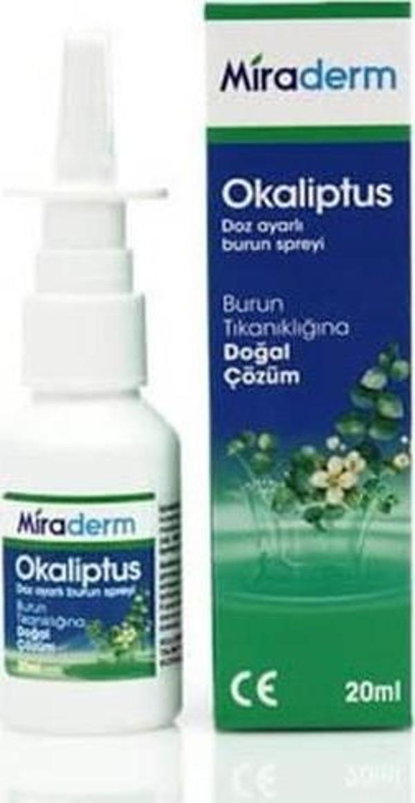 Miraderm Okaliptus Burun Spreyi 20 Ml - Image 1
