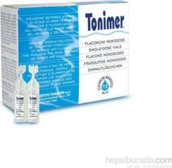 Tonimer Deniz Suyu Burun Damlası 10 Flakon 5 Ml Monodoz - Image 1