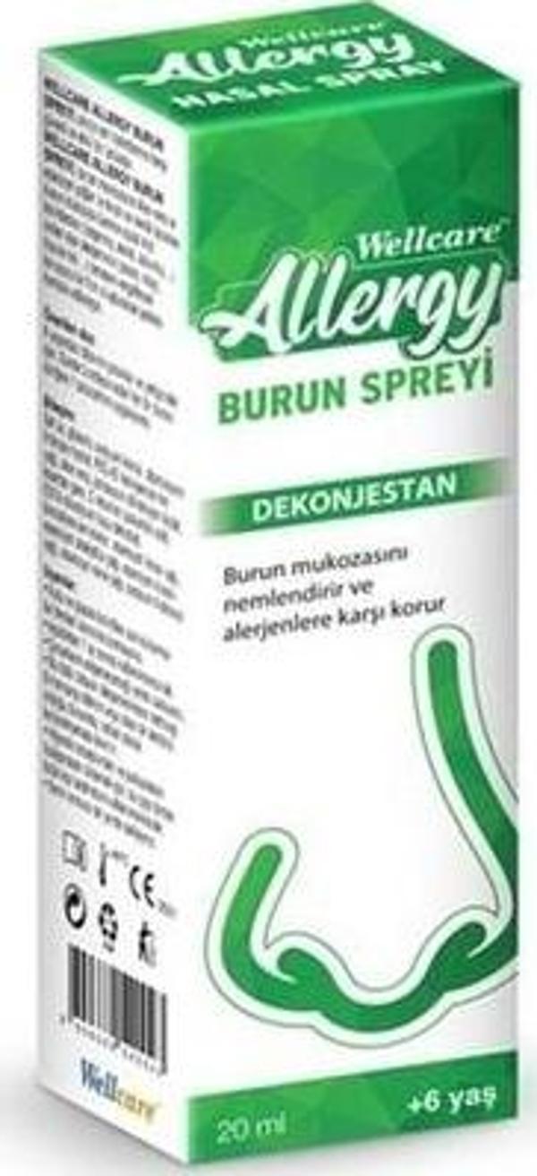 Wellcare Allergy Burun Spreyi 20 Ml - Image 1