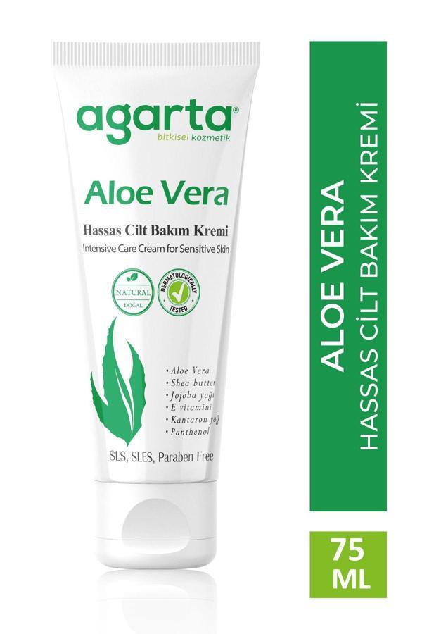 Agarta Doğal Aloe Vera Nemlendirici Cilt Kremi 75 Ml - Image 1