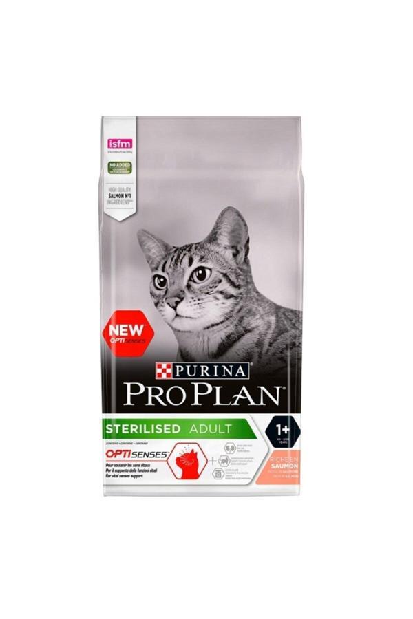 Proplan Kısırlaştırılmış Somonlu Kuru Kedi Maması 3 kg - Image 1