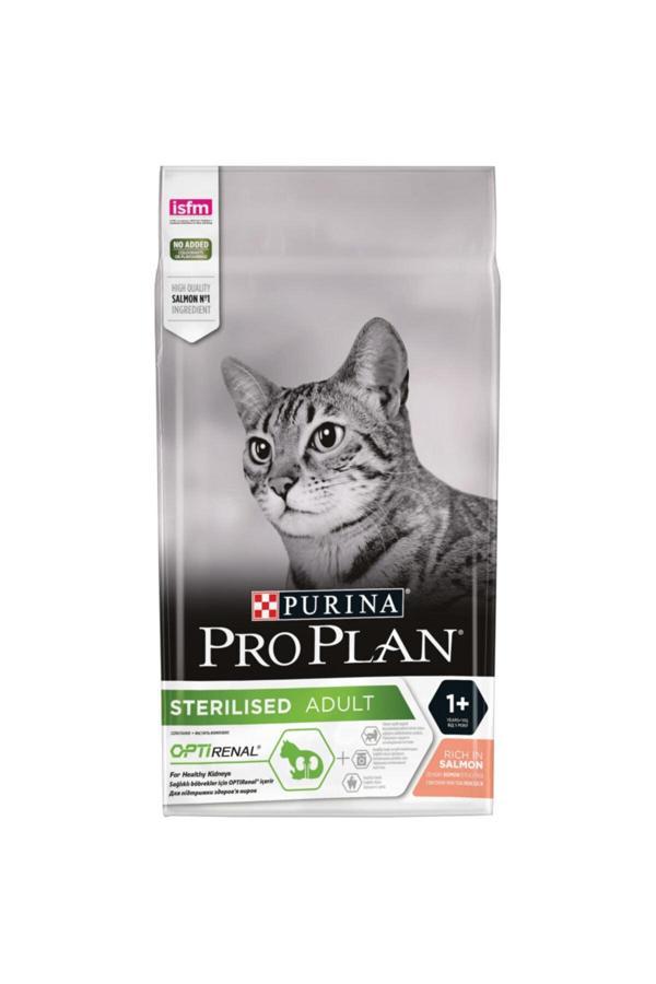 Proplan Kısırlaştırılmış Somonlu Kuru Kedi Maması 3 kg - Image 1