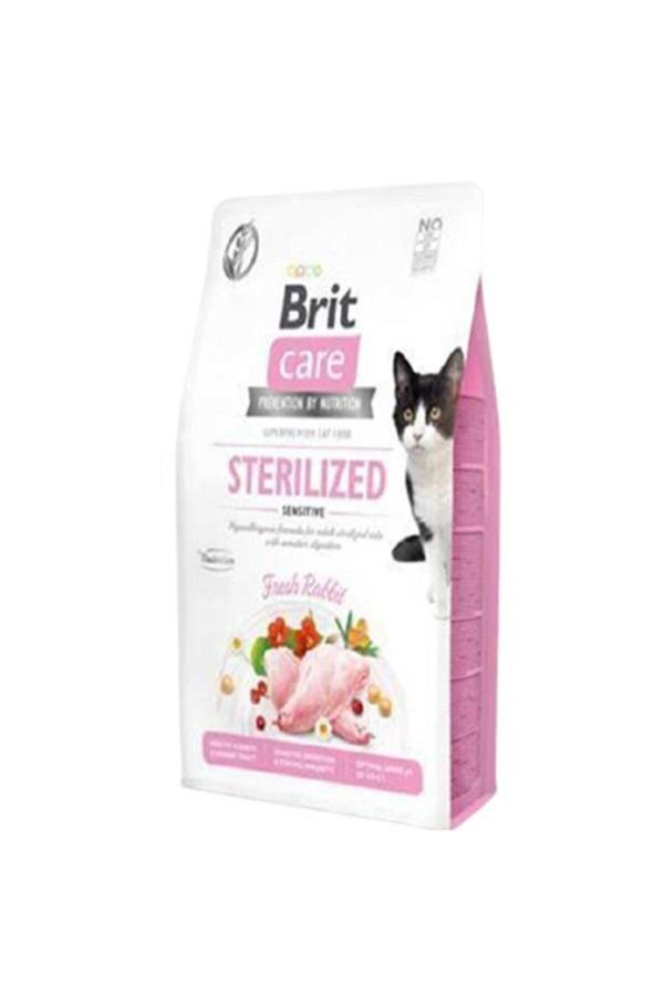 Brit Care Tahılsız Tavşan Etli Kısırlaştırılmış Yetişkin Kedi Maması 2 Kg - Image 1