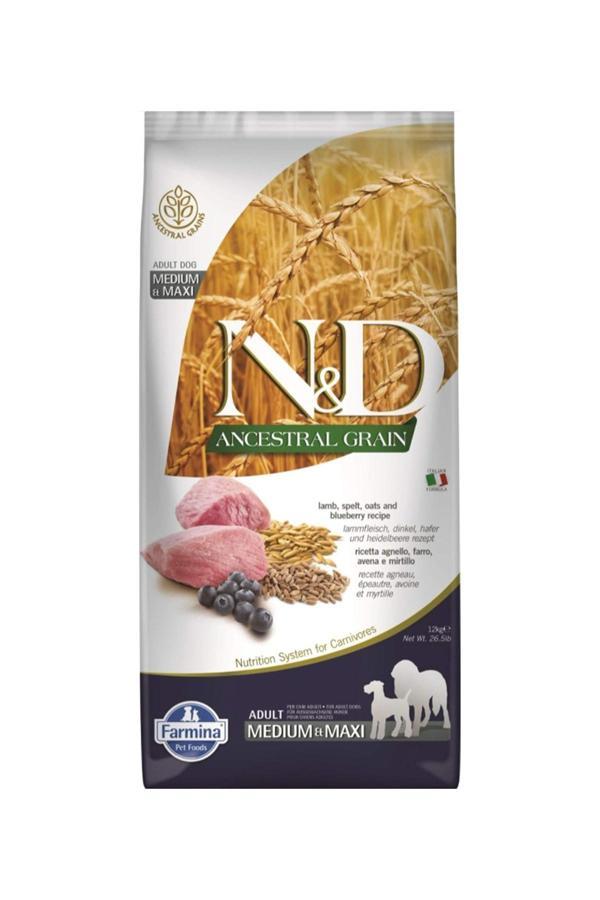 Nd Düşük Tahıllı Kuzu Etli Yaban Mersini Yetişkin Köpek Maması 12 Kg - Image 1