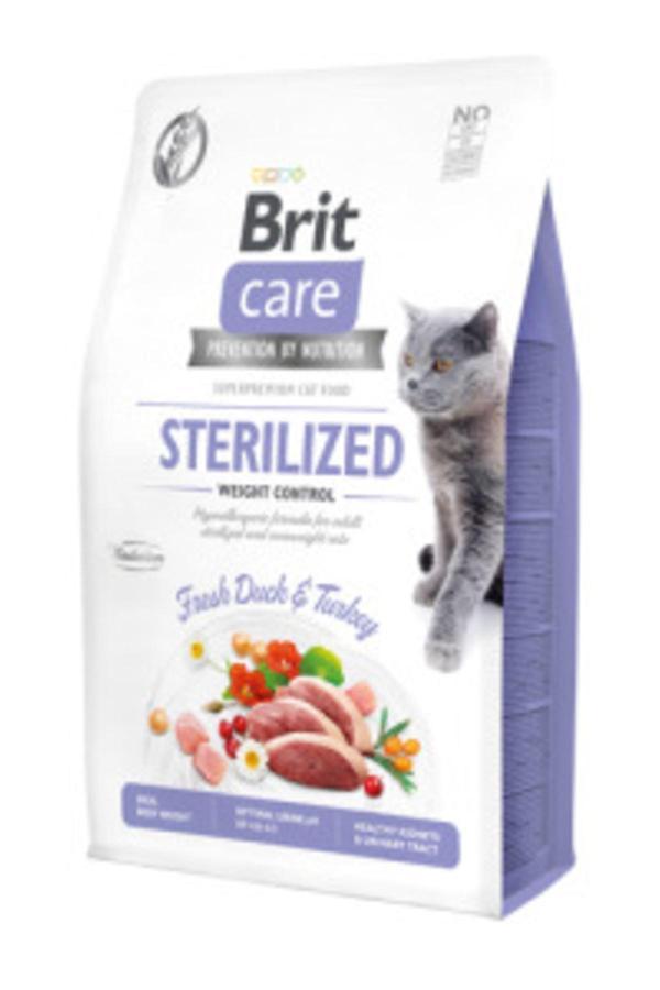 Brit Care Tahılsız Sterilised Kilo Dengeleyici Ördekli Kısır Kedi Maması 2 Kg - Image 1