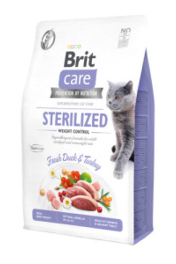 Brit Care Tahılsız Sterilised Kilo Dengeleyici Ördekli Kısır Kedi Maması 2 Kg - Image 1
