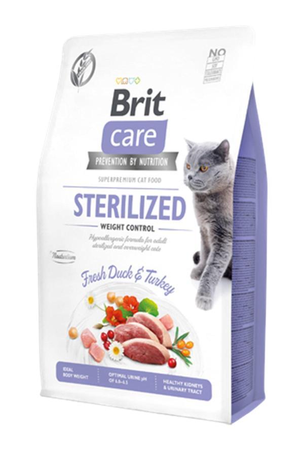 Brit Care Tahılsız Sterilised Kilo Dengeleyici Ördekli Kısır Kedi Maması 2 Kg - Image 1