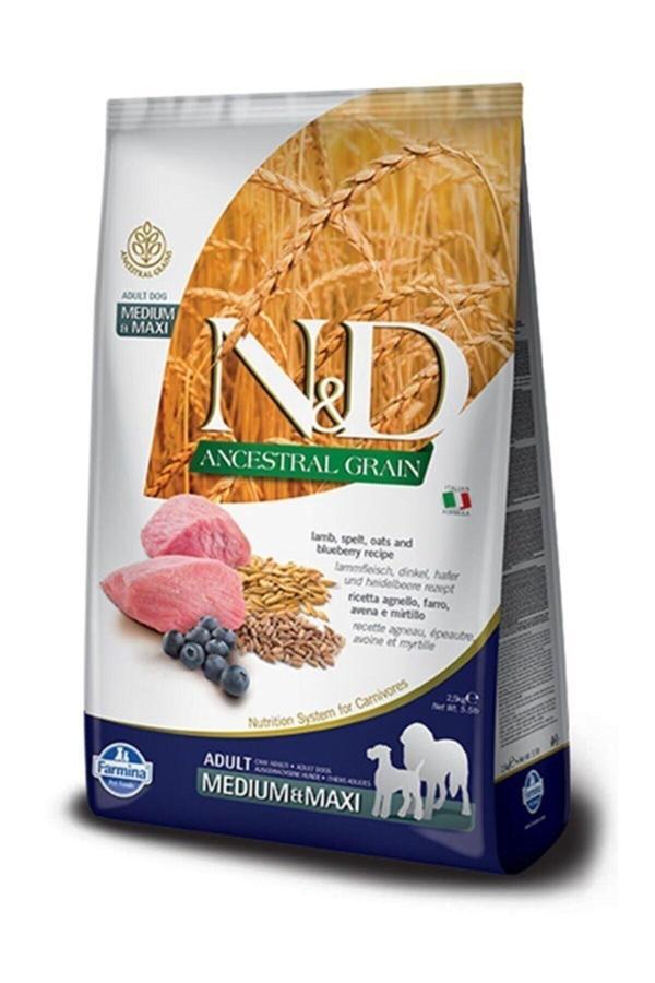 Nd Düşük Tahıllı Kuzu Etli Yaban Mersini Yetişkin Köpek Maması 12 Kg - Image 1