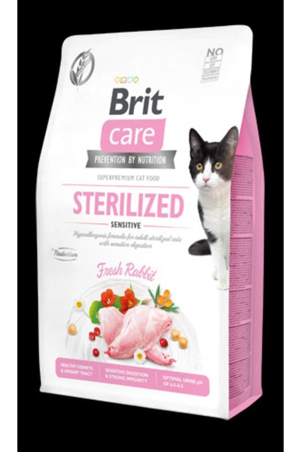 Brit Care Tahılsız Tavşan Etli Kısırlaştırılmış Yetişkin Kedi Maması 2 Kg - Image 1