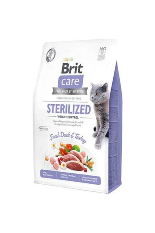 Brit Care Tahılsız Sterilised Kilo Dengeleyici Ördekli Kısır Kedi Maması 2 Kg - Image 1