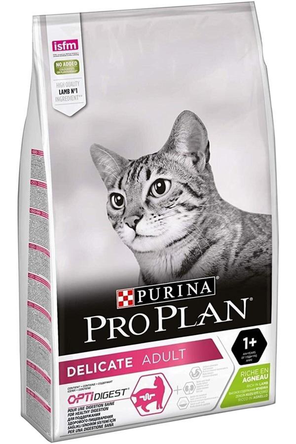 Pro Plan Delicate Kuzu Hassas Sindirim Kedi Maması 10 kg - Image 1