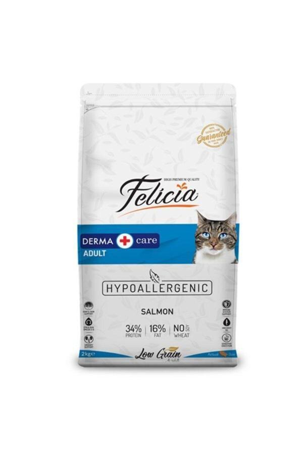 Düşük Tahıllı Hipoalerjenik Somonlu Yetişkin Kedi Maması 2 Kg - Image 1