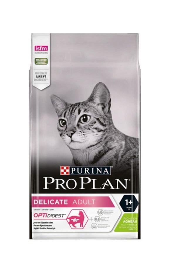 Pro Plan Delicate Kuzu Hassas Sindirim Kedi Maması 10 kg - Image 1