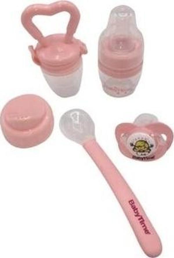 BabyTime Bebek Beslenme Seti Pembe - Image 1