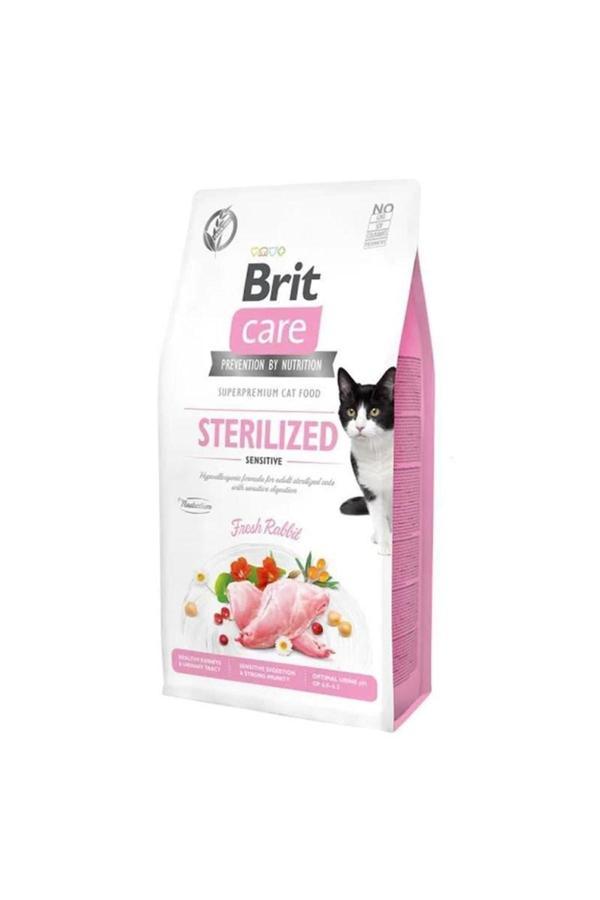 Brit Care Tahılsız Tavşan Etli Kısırlaştırılmış Yetişkin Kedi Maması 2 Kg - Image 1
