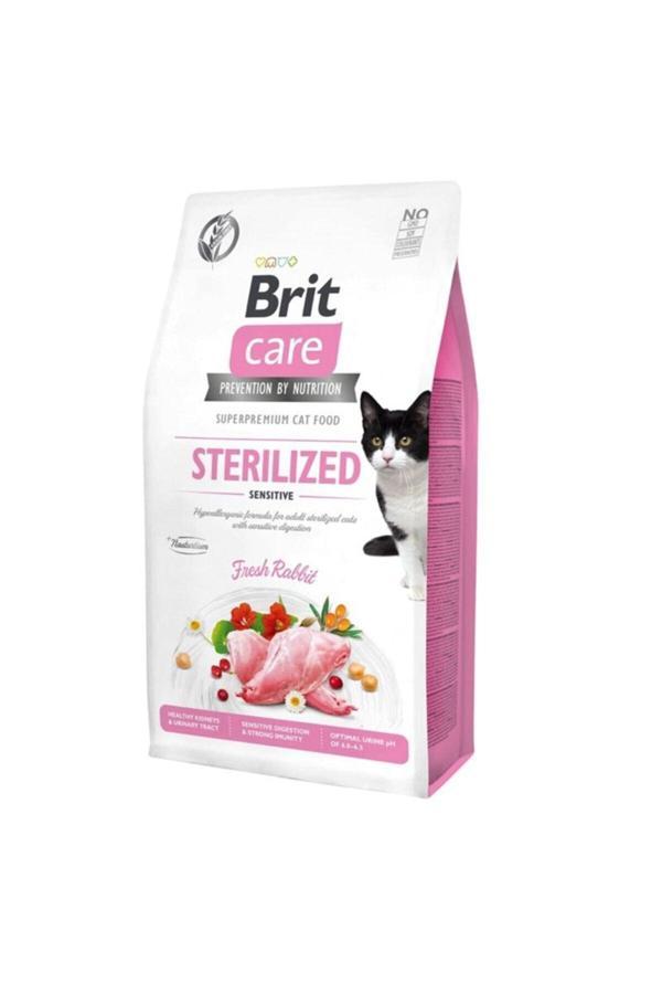 Brit Care Tahılsız Tavşan Etli Kısırlaştırılmış Yetişkin Kedi Maması 2 Kg - Image 1