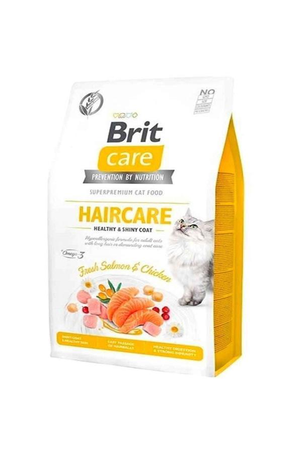 Brit Care Haircare Hypo-allergenic Deri Ve Tüy Sağlığı Için Tahılsız Yetişkin Kedi Maması 2kg - Image 1