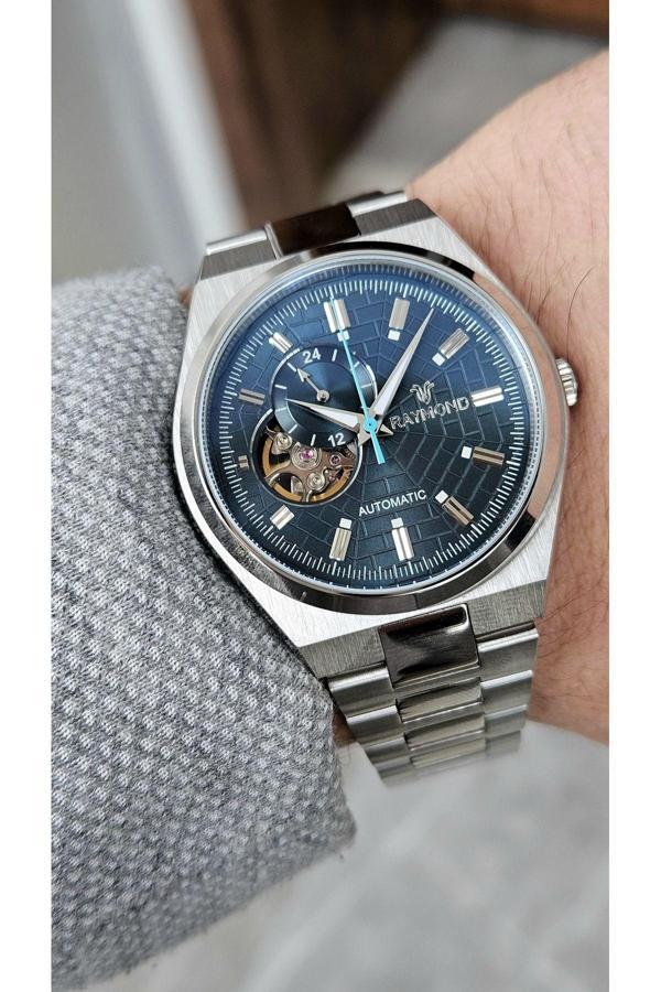 Raymond Rym-250424 Erkek Otomatik Saat - Paslanmaz Çelik Ve Safir Cam - 2 Yıl Garanti - Image 1