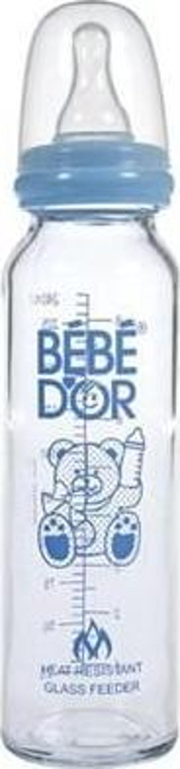 Bebedor Orta Akış Isıcam Biberon (250 Ml) / Mavi - Image 1