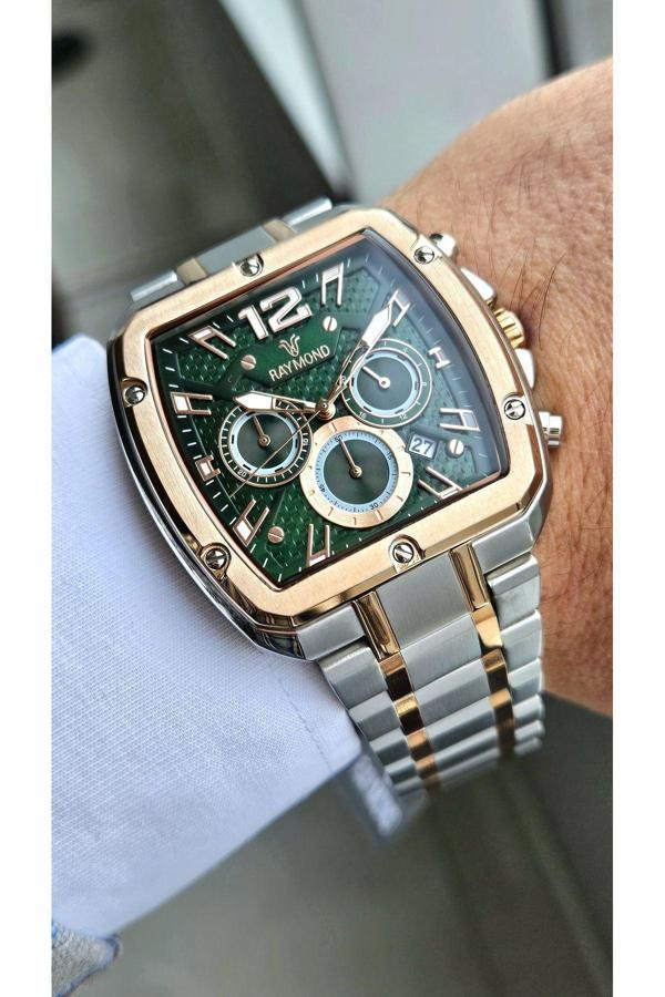 Raymond G811718M Metal Erkek Kol Saati - Paslanmaz Çelik - 2 Yıl Garanti - Image 1