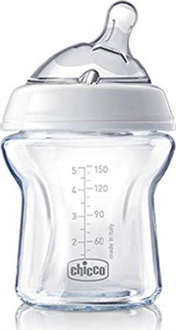 Chicco Natural Feeling Silikon Emzikli Cam Biberon 250 Ml 0+ Ay - Image 1