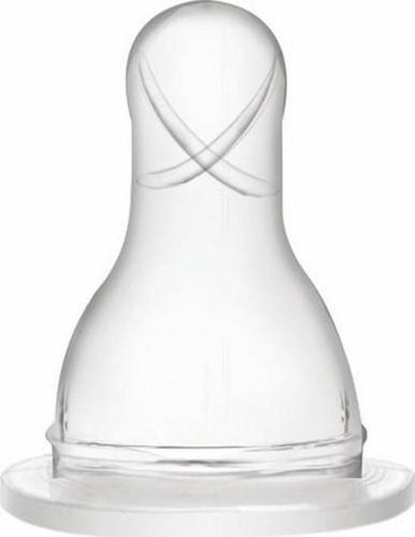 Hanymish Yuvarlak Silikon Biberon Emziği No 2 6-18 Ay - Image 1
