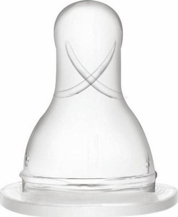 Hanymish Yuvarlak Silikon Biberon Emziği No 1 0-6 Ay - Image 1