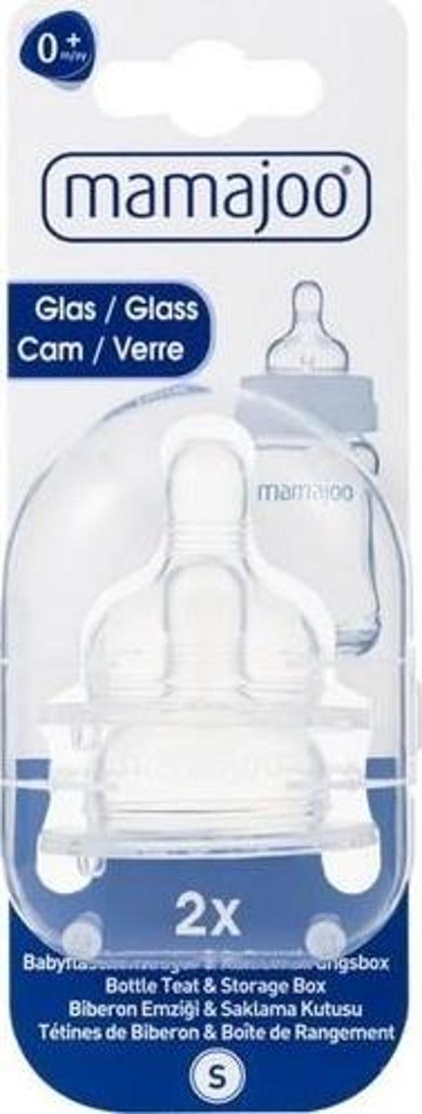 Mamajoo Cam Biberon Emziği No:1 0 Ay + Saklama Kutusu - Image 1