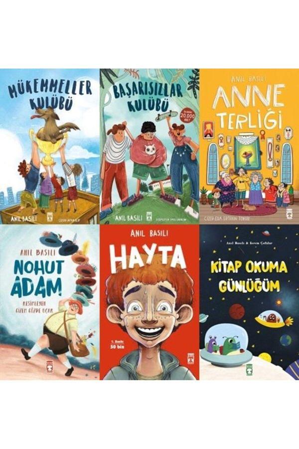 Anıl Basılı 6'lı Okuma Kitabı Seti - Hayta, Anne Terliği, Başarısızlar Kulübü, Mükemmeller Kulübü, N - Timaş Çocuk - Image 1