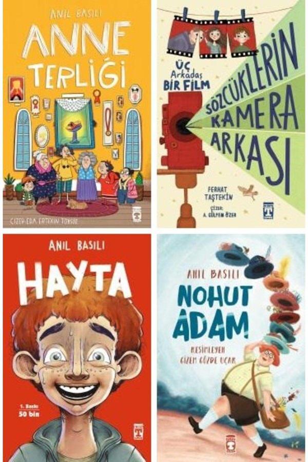 4'lü Kitap Seti - Anne Terliği, Sözcüklerin Kamera Arkası, Hayta, Nohut Adam - Timaş Çocuk - Image 1