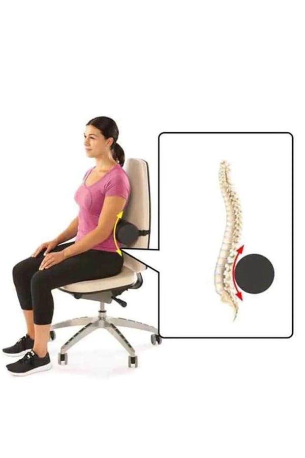 Mc.Pierobaby Rulo Bel Destek Minderi Araç Boyun Yastığı Çok Amaçlı Yastık Ortopedik Sandlye Yastığı - Image 1